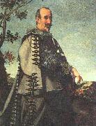 DOLCI, Carlo Portrait of Ainolfo de  Bardi oil on canvas